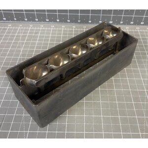 Laurosch Schwabisch GMUND Antique Chocolate Candy Mold 4122 Metal Hinged Design